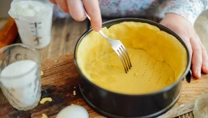 Do kruchego ciasta nie dodaję masła. Jest delikatne i kremowe w smaku