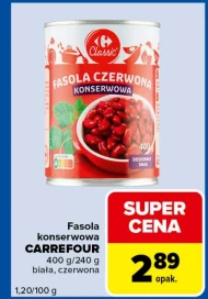 Fasola konserwowa Carrefour