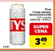 Piwo bezalkoholowe Tyskie