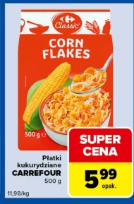 Płatki kukurydziane Carrefour