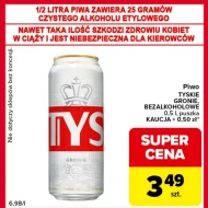 Piwo bezalkoholowe Tyskie