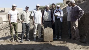 Stela sprzed 2000 lat odkryta w Luksorze. Cesarz Tyberiusz w roli faraona