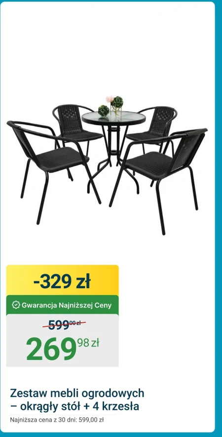 Набір садових меблів