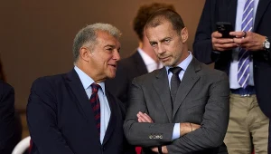 Joan Laporta i Aleksander Ceferin