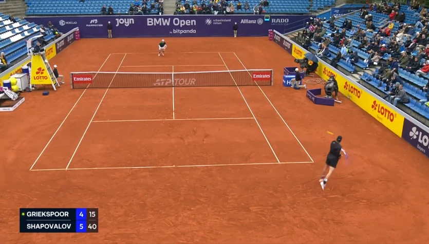 Tallon Griekspoor - Denis Shapovalov. Skrót meczu. WIDEO