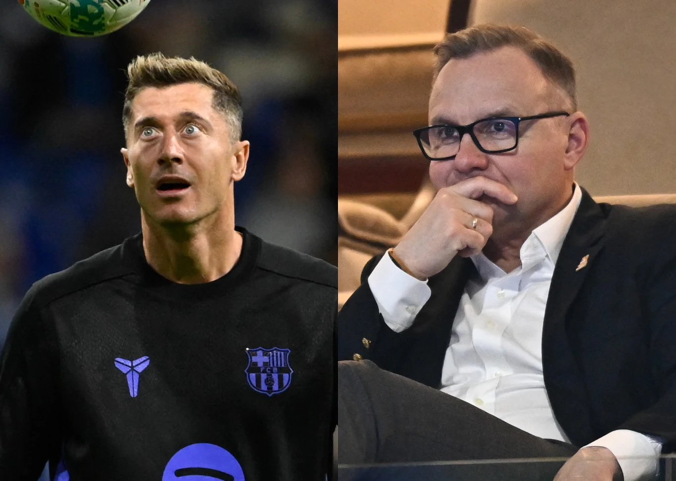 Robert Lewandowski i Andrzej Duda article cover