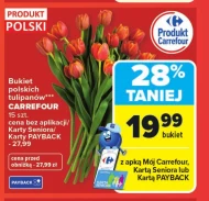 Bukiet tulipanów Carrefour