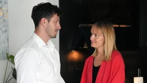 Justin (Jasper Sołtysiewicz) opowie Oli (Michalina Robakiewicz) o swoim niespodziewanym spotkaniu z Reginą