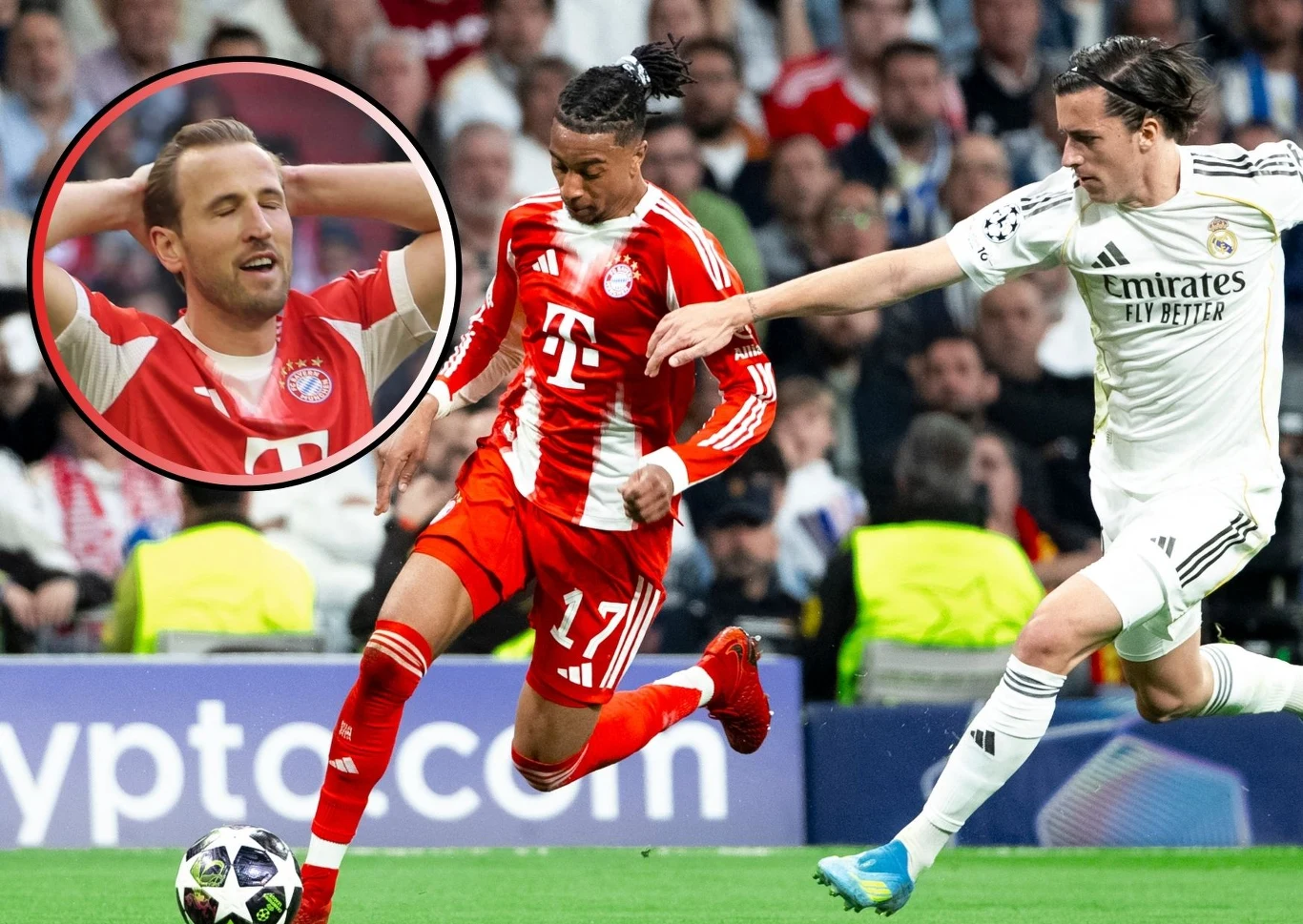 Harry Kane / Michael Olise i Alvaro Carreras Harry Kane / Michael Olise i Alvaro Carreras