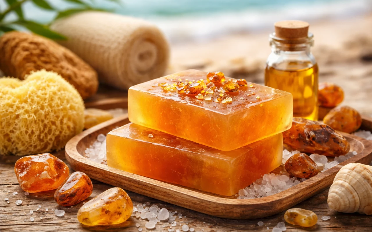 Mydło bursztynowe Mydło bursztynowe - właściwości i działanie. Czy warto je stosować?