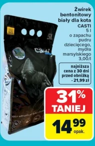 Żwirek bentonitowy Casti