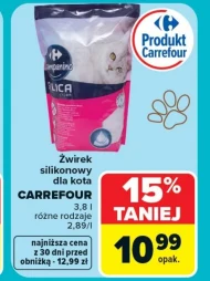 Żwirek silikonowy Carrefour