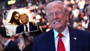 Trump nie odpuszcza, pokazał kolejną grafikę. "To całkiem ładne"