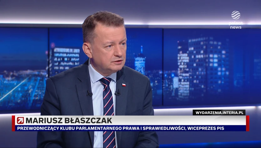 "Mieliśmy przegrać wybory prezydenckie w ubiegłym roku". Błaszczak o wynikach Czarnka