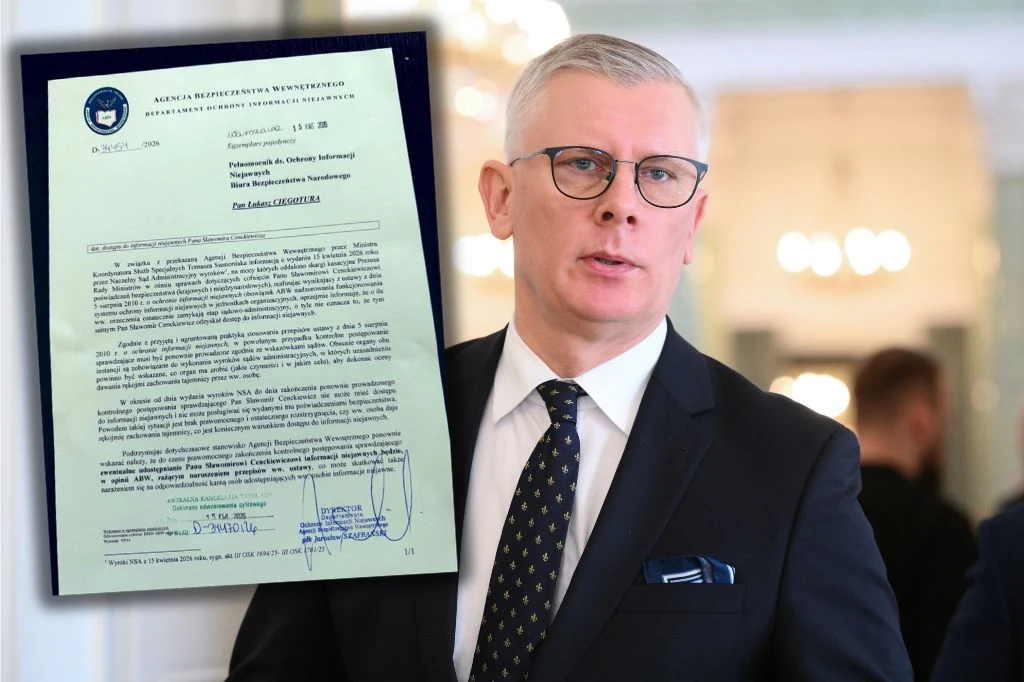 BBN opublikowało pismo wysłane przez ABW ws. Sławomira Cenckiewicza Pismo wysłane przez Agencję Bezpieczeństwa Wewnętrznego do Biura Bezpieczeństwa Narodowego. W tle Sławomir Cenckiewicz