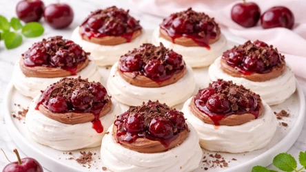 Elegancki deser na jeden kęs. Mini pavlove według przepisu Karoliny Stolarskiej-Bigos