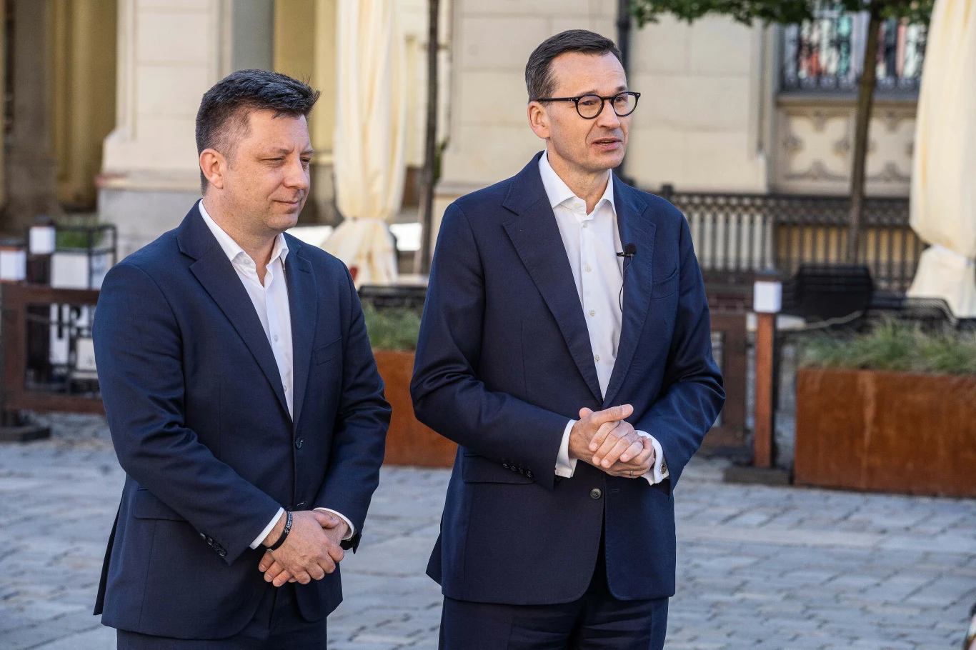 Michał Dworczyk zapewnił, że inicjatywa Morawieckiego ma na celu wzmocnienie PiS Michał Dworczyk i Mateusz Morawiecki