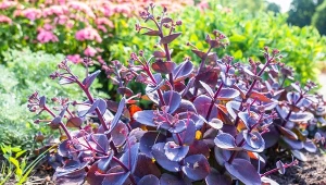 Sukulenty na słonecznej rabacie sprawdzą się doskonale, ponieważ w swoich mięsistych liściach magazynują wodę