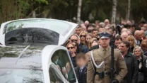 Ostatnie pożegnanie Jacka Magiery na Powązkach