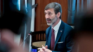 Juraj Blanar - szef słowackiego MSZ zapowiada kontynuację blokowania 20. pakietu sankcji UE wobec Rosji