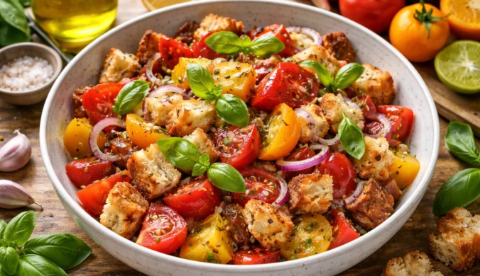 Klasyczna włoska sałatka 