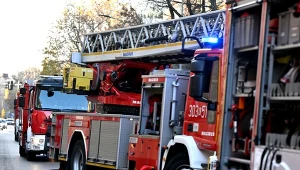 Pożar w sortowni w Strzyżowie (zdj. ilustr.)