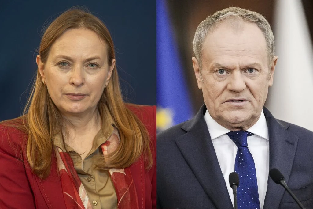 Katarzyna Pełczyńska-Nałęcz i Donald Tusk Katarzyna Pełczyńska-Nałęcz i Donald Tusk