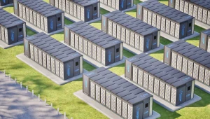 Na Dolnym Śląsku ma powstać jeden z największych w Polsce magazynów energii (BESS). Grafika poglądowa.