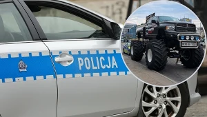 "Monster truck" zatrzymany w Warszawie. Policja wyjaśnia powody interwencji