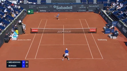 Nuno Borges - Hamad Medjedovic. Skrót meczu. WIDEO