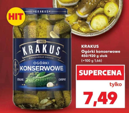 Консервовані огірки Krakus