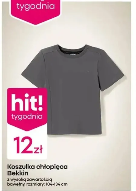 Футболка для хлопчиків bekkin