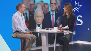 Dorota Gawryluk i Jan Wróbel w trakcie programu Kalejdoskop Wydarzeń