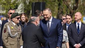 83. rocznica powstania w getcie warszawskim. Na uroczystościach m.in. Karol Nawrocki