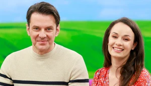 Marcin Kwaśny z żoną 