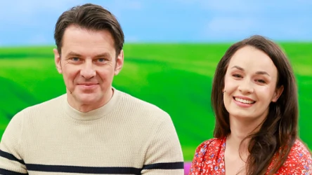 Marcin Kwaśny z żoną 