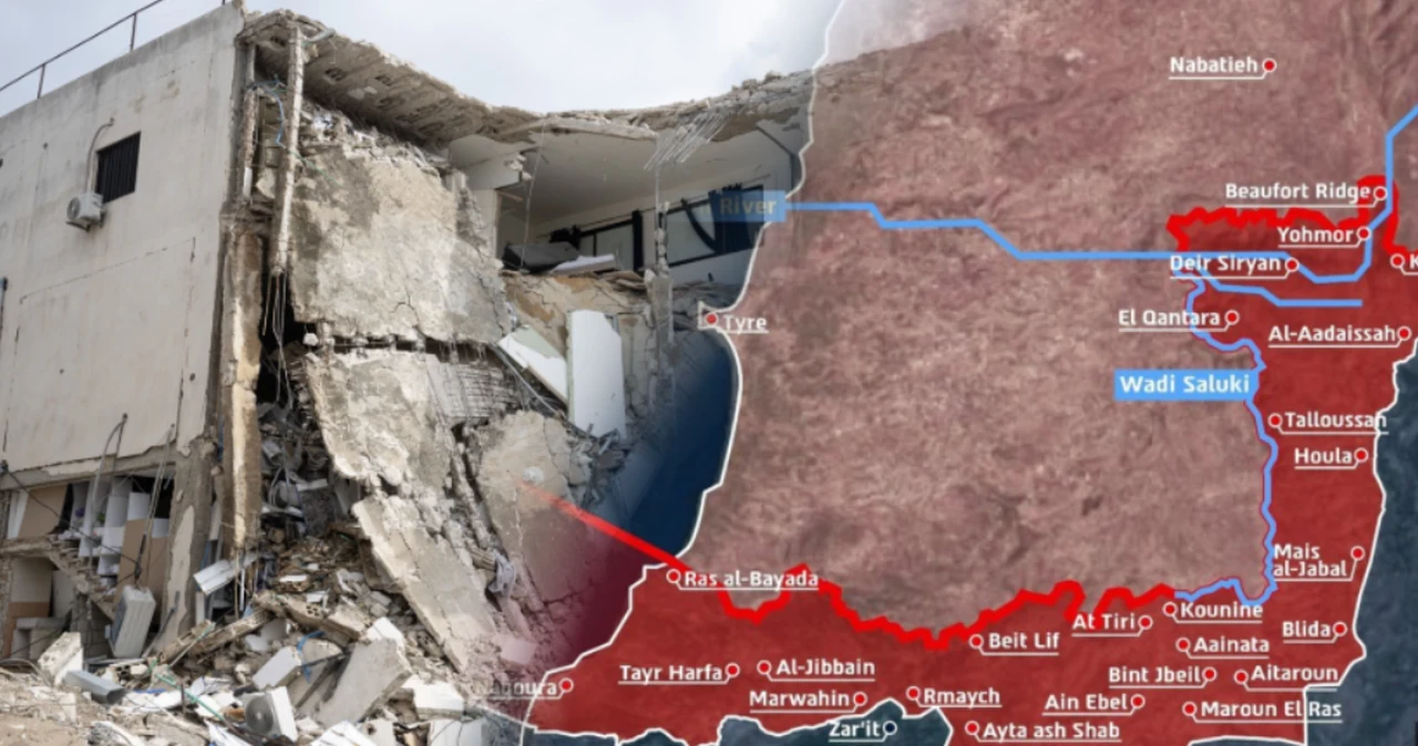 Zdjęcie: Izrael burzy domy Hezbollahu w Libanie i tworzy strefę buforową