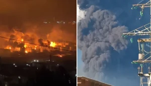 Atak na rosyjską rafinerię w Tuapse 