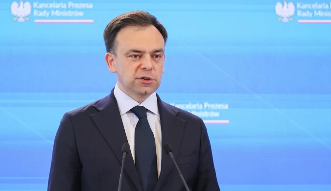 Minister finansów i gospodarki Andrzej Domański