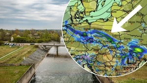 Południe Polski w poniedziałek będzie strefą najintensywniejszych opadów. W górach może jeszcze spaść deszcz ze śniegiem i śnieg