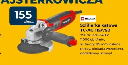 Кутова шліфувальна машина Einhell