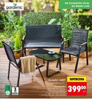 Zestaw mebli ogrodowych Gardenic