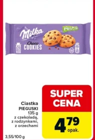 Ciastko z czekoladą Milka