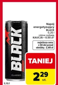 Napój energetyczny Black