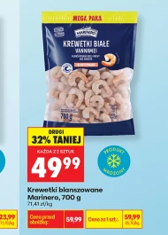 Blanszowane krewetki Marinero
