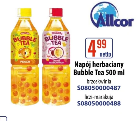 Персик Bubble Tea