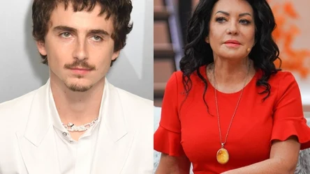 Timothee Chalamet i Alicja Węgorzewska.