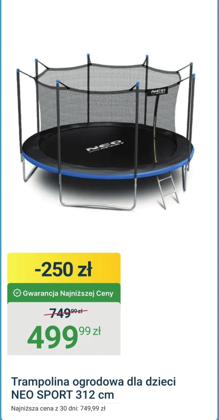 Садовий батут Neo-Sport