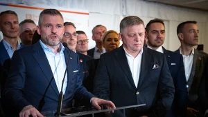 Słowacja. Prezydent Peter Pellegrini i premier Robert Fico