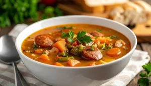 Zupa, która zastąpi cały obiad. Z batatami i chorizo, ugotujesz w pół godziny